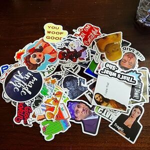Assorted selection of stickers